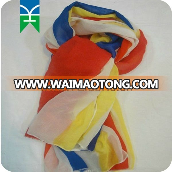 Wholesale Customized Chiffon Silk Scarf 2015 SS Collection